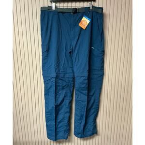 Columbia Silver Ridge Convertible Pants Blue Mens Size 42W x 34L